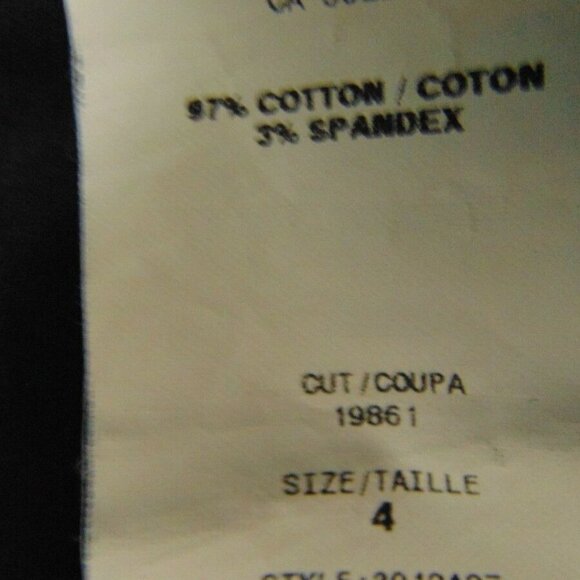 ABS by Allen Schwartz Black Button Dress Size 4 - Picture 9 of 10